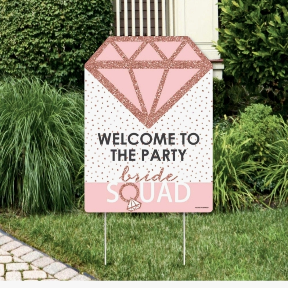 Bridal Shower Sign - For Yards, tables and more!